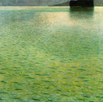 Gustavo Klimt Painting - Isla en el Attersee Gustav Klimt